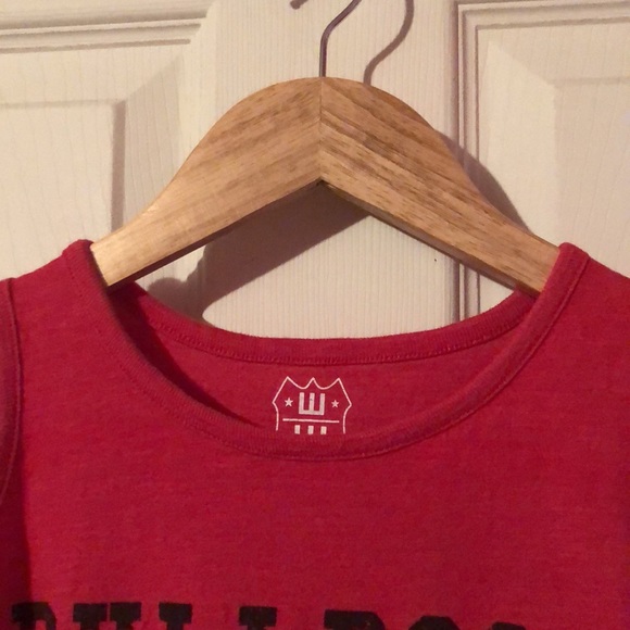 Georgia Bulldogs Bulldogs Forever Pinkish Red Could Shoulder Tee Girls Medium 10 - Picture 2 of 12